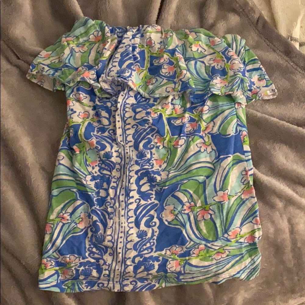 Ily Pulitzer strapless tube top